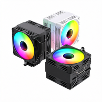 Zeromaster 120MM RGB CPU Cooler Heatsink Kipas Casing Komputer Perakitan Logo Kustom MOQ Rendah 12V Pendingin PC Gaming