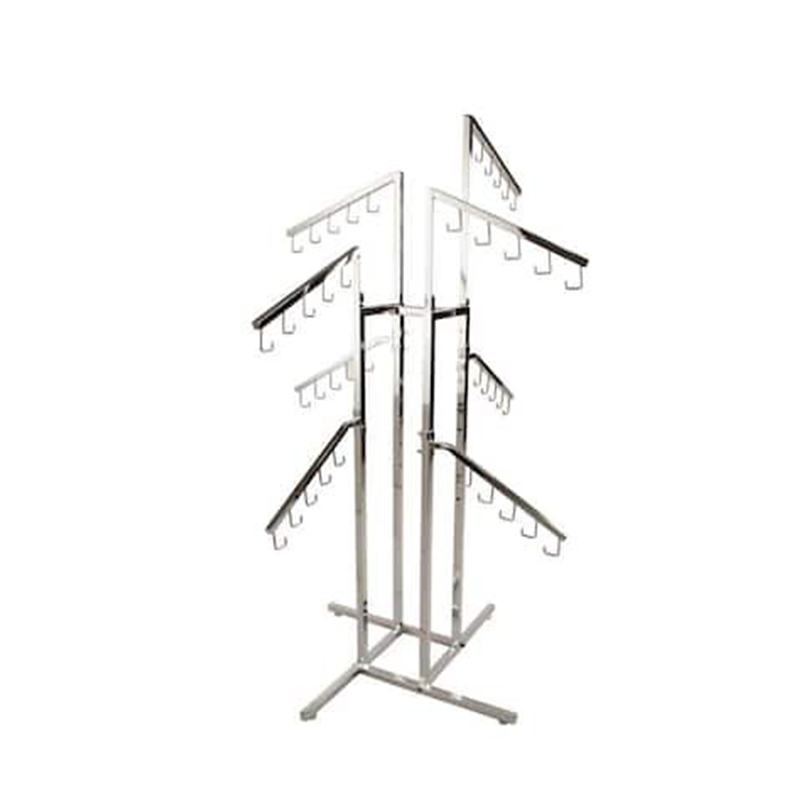 Apache Customized Modern Metal Backpack Display Racks- Powder Coated Floor Standing Store Display Stand — view 4