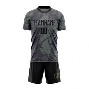 ชุดวอร์มลายพรางแบบยูนิเซ็กซ์ เสื้อเจอร์ซีย์อเมริกันฟุตบอลคุณภาพสูง ชุดทีมแขนสั้น - Product Image 2