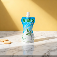 Poche souple Miaowadi avec bec verseur en plastique de qualité alimentaire 100ml 200ml 500ml pour jus et boissons gazeuses