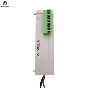 Module de sortie analogique DVP02DA-S, module d'extension PLC, module de contrôle industriel, module de sortie analogique haute performance pour l'industrie - Product Image 1