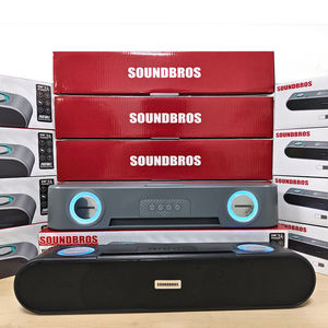 ABS-2207 Stereo Bass Wireless Blue-tooth Mini Soundbar <b>Speaker</b> with FM Radio Portable Loud Sound Woofer Active Computer <b>Speaker</b> - Product Image 2