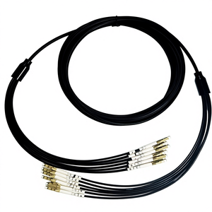 TPU Çok Modlu 6 Çekirdekli Zırhlı Sürükleme Zinciri Esnek Zırhlı <span class=keywords><strong>Fiber</strong></span> Optik Jumper LC-LC OM3 <span class=keywords><strong>Fiber</strong></span> Optik Kablo - Product Image 5