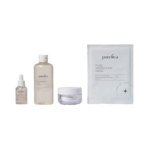 Purelica Slowaging Care Quad Set Full Facial Care Set 4Step Rutina Calmante Hidratación Recuperación DE LA PIEL PDRN - Product Image 1