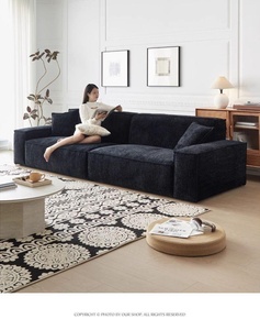 Modern Sectional <strong>Sofa</strong> with Soft Fabric <strong>Cushion</strong> <strong>for</strong> Living Room Home Furniture - Product Image 5