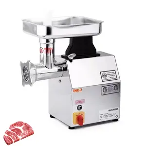 China Table Top Commercial Stainless Steel Chicken Meat Mincer Electric Meat Grinder Mincing Machine