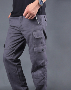 Nuovi pantaloni da uomo Oversize <span class=keywords><strong>Cargo</strong></span> da esterno in cotone da uomo <span class=keywords><strong>6</strong></span> Multi tasche <span class=keywords><strong>Cargo</strong></span> pantalone largo personalizzato - Product Image 5