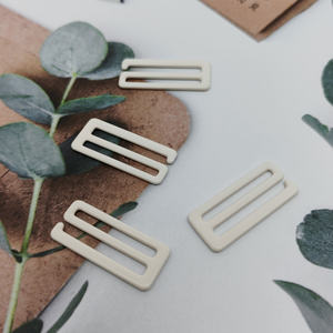 High Quality 12MM Multi-Color Nylon Coated Metal Alloy Ring Bra Strap Adjuster <b>Clip</b> Buckles 9 <b>Hook</b> Decoration Features for Bra - Product Image 1