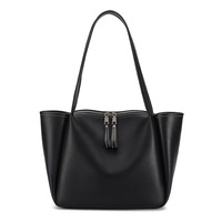 Sac à bandoulière en cuir souple grande capacité