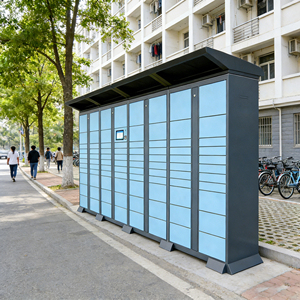 Casillero Inteligente para Paquetes Xinju OEM con Software y Multi-idioma |   Gabinete de Entrega de Paquetes Grandes con Iluminación para Uso en Exteriores - Product Image 6