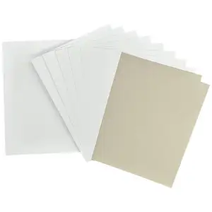 250 300 350 a 400 Gsm Branco Top Cinza Voltar Duplex Board para Embalagem/Um Lado Cinza Embalagem Por Atacado Cartão