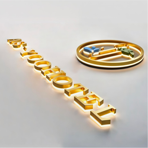 Letras LED de Aluminio Personalizadas con Retroiluminación, Impermeables IP65 para Señalización Exterior de Tiendas, OEM/ODM, Certificación CE - Product Image 4
