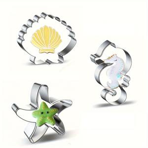 <span class=keywords><strong>Emporte</strong></span>-pièces en acier inoxydable de la série Marine prêtes à l'emploi Moules à biscuits transfrontaliers prêts à l'emploi pour Halloween et Noël - Product Image 5