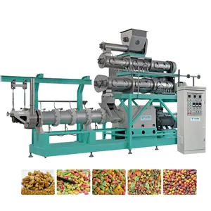 Flat Die Floating Fish Feed Pellet Machine Large-scale Aquatic Feed Production Line Manufacturing Plant Processing