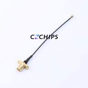 KH-FL2SMAK-IPEX-RG1.13-B90 RF Cable RF ( Input End Output End: SMA to IPEX )( Cable Length: 9cm )( IPEX Generation: 1 gen ) - Product Image 1