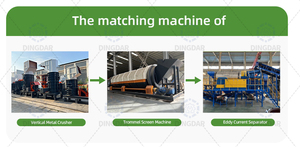 Machine matérielle de broyeur en métal de rebut de fer vidéo bon marché durable de vie universelle portative de 20 tonnes - Product Image 6