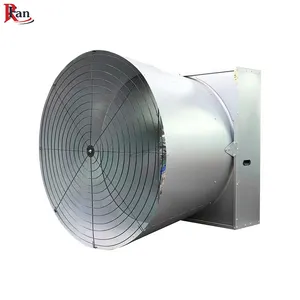 Newest Automatic Butterfly Type Ventilation Cone Fan Wall Mounted for Poultry Axial Flow Fans Chicken House Promotional Price