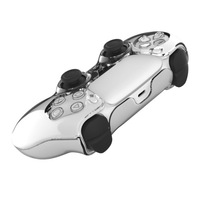 Housse transparente en cristal PC pour manette PS5 étui de protection peau de coque anti-rayures pour PS5
