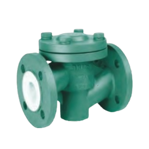 Hot Selling Origina Customized 1/2-12 Inch Casting Steel Acid PTFE <b>Sealed</b> Fluorined-lined Check Valve Petro-chemical for Industr - Product Image 1