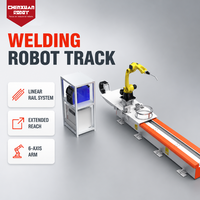 Station de travail robotisée de soudage sur rail économique, système de soudage automatisé à course étendue pour structures en acier