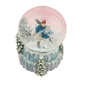 Ornement de luxe personnalisé unique à la main bricolage résine artisanat musical mini boule à neige boules à neige/boule à neige pour cadeau de noël - Product Image 4