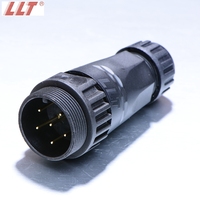 Câble LED extérieur étanche M22 Lighting 6 broches IP68 avec connecteur étanche