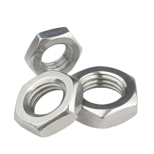 Din439 mỏng Hex hạt 304 thép không gỉ thấp Hex hạt Metric hình lục giác phẳng Mứt hạt GB tiêu chuẩn - Product Image 4