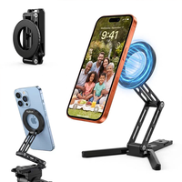 Support de téléphone de table magnétique puissant, mini trépied magnétique pour téléphone