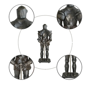 <span class=keywords><strong>Costume</strong></span> d'armure antique de chevalier en métal médiéval le plus vendu - Product Image 3
