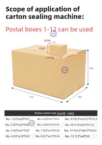 Automatic Carton Packing <b>Machine</b> PLC Control Carton <b>Tape</b> Sealing <b>Machine</b> Touchscreen Box Sealing <b>Machine</b> - Product Image 6