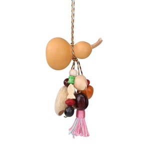 Wholesale Handcrafted Dried Calabash And Mixed Fruit Shell Hanging Decor <b>Wind</b> <b>Chime</b> - Product Image 1
