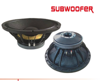 Speaker Subwoofer Profesional 15 Inch 1600W Max, Magnet Ferit 220mm, Voice Coil 4 Inch, 96.5dB, Driver Bass Daya Tinggi untuk Panggung