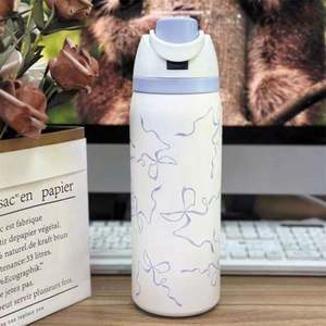 Offre Spéciale – Mug de Voyage Sportif Isotherme à Double Paroi en Acier Inoxydable 304, 24oz/32oz, avec Couvercle Sous Vide Portable - Product Image 5