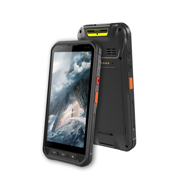 Android 12 5.7'' 4G IP68 1D 2D Mobile Industrial Chassis Barcode Scanner Inventory Management System Rugged Handheld