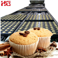 Machine automatique complète de fabrication de muffins et gâteaux mous Ligne de production de cupcakes CakeMaster