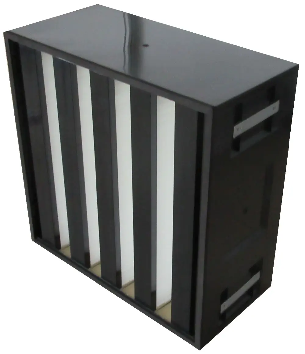 Filtres à Air Hepa compacts avec cadre en plastique, Grade de Filtration H10 — H14, type V, 6 pièces