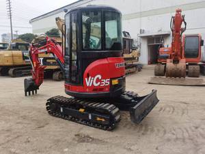Excellent Condition Yanmar Excavator VIO35 Yanmar Mini Excavator 3.5 Ton with Hydraulic Thumb & Rubber <b>Track</b> Pads - Product Image 1
