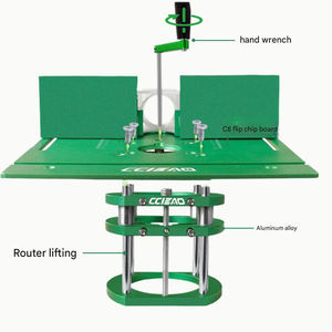Chế biến gỗ ngược nâng cơ sở Bakelite phay nhỏ chiêng nâng bảng bề mặt tenoning cắt tỉa chamfering xian bảng - Product Image 2