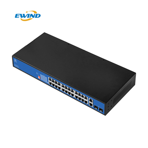 Ai Watchdog สวิตช์ POE 24พอร์ตกิกะบิต802.3af/at,2 Uplink + 2 SFP, App VLAN สำหรับกล้อง IP WiFi AP SMB - Product Image 6