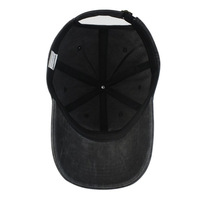 Gorra de béisbol vintage lavada transfronteriza de cuatro agujas, de mezclilla desgastada, con visera, la más vendida, de 6 paneles, 100% algodón, ajustable