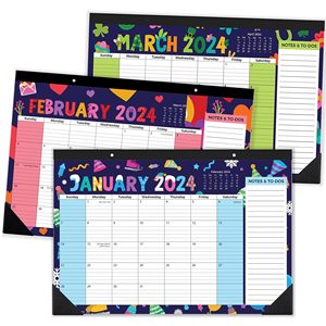 Myway 2025 bàn Lịch 12 "x 17" Bàn lịch với công việc phải làm danh sách 12/18 tháng bàn lịch Thêm lớn cho nhà hoặc văn phòng - Product Image 2