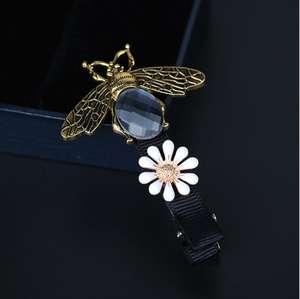 Corea las mujeres perla diamante abeja corona mariposa Camelia Clips <span class=keywords><strong>de</strong></span> pelo <span class=keywords><strong>de</strong></span> seda rosa <span class=keywords><strong>de</strong></span> pelo <span class=keywords><strong>de</strong></span> flores para las niñas accesorios para el cabello - Product Image 3