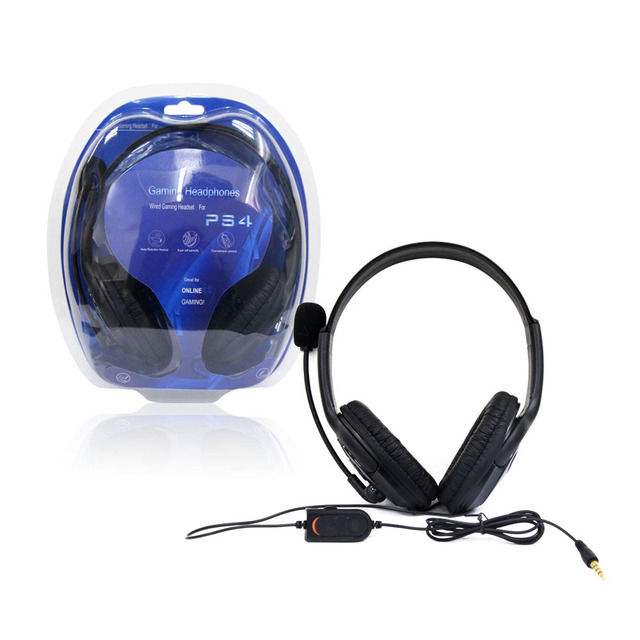 For PS4 Stereo Headphone Wired Game Headset With Microphone for PS4 Gaming Headset Earphones