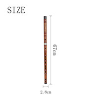 Piccolo Flute Bamboo Flute C D E F G Key Chinese Traditional Professional Woodwinds Instruments Beginners Practice Flute