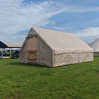 Suministros para acampar Casa inflable Tienda de campaña Impermeable Otra tienda con bomba de aire para aventuras al aire libre