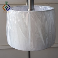 Abat-jour de remplacement rond ou carré Kawell, en tissu de lin, personnalisé, pour lampe de table ou applique murale, vente en gros pour fabricants et hôtels