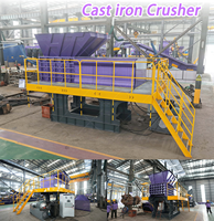Machine industrielle de broyage du fer foncié pour blocs de fonte et ferraille de fonderie