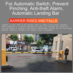 Operador de puerta de garaje oscilante deslizante automático Sensores de haz de seguridad del motor Abridor de puerta Fotocélula infrarroja - Product Image 6