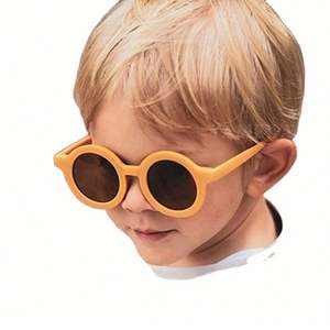 Gafas de Sol Redondas para Niños, Color Caramelo, Montura Pequeña, Moda 2021, Gran Venta, Novedad - Product Image 4