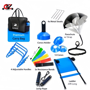 Kit CZFIT de Conos y Escalera, Equipo de Gimnasio para Entrenamiento de Velocidad y Agilidad, Accesorios para Fútbol, Equipo de Ejercicio y Fitness Unisex - Product Image 1